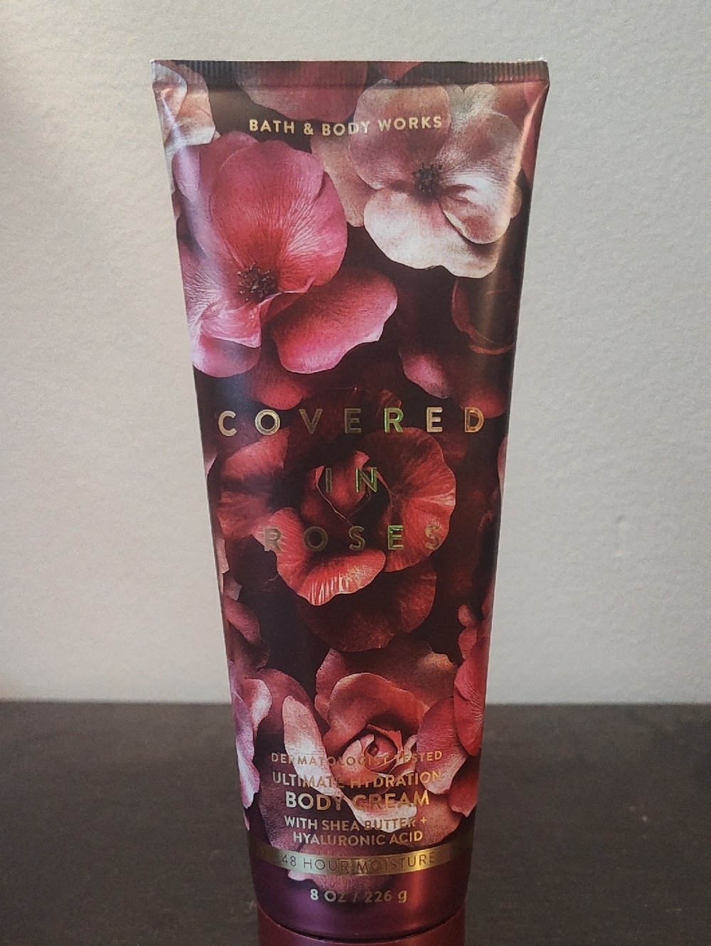 Bath & Body Works Covered in Roses Body Cream - Deep Pink Floral Packaging